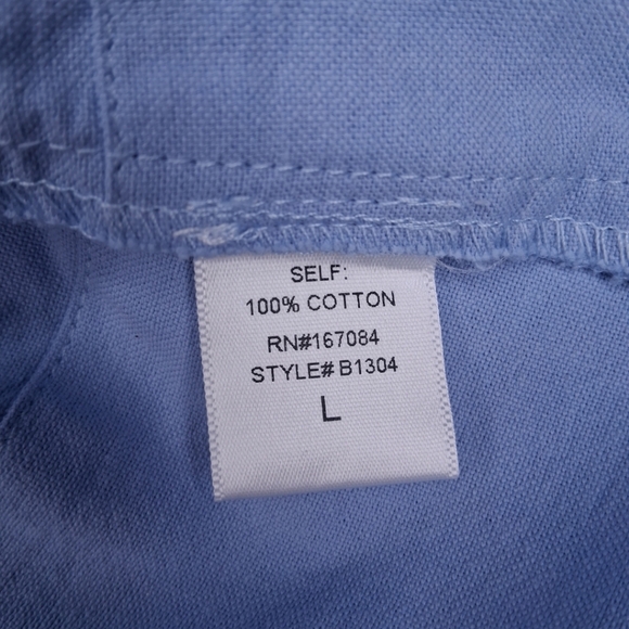 Tuckernuck Luella Mini Dress Sky Blue Pleated Cotton Pockets Summer Size Large - Picture 10 of 16